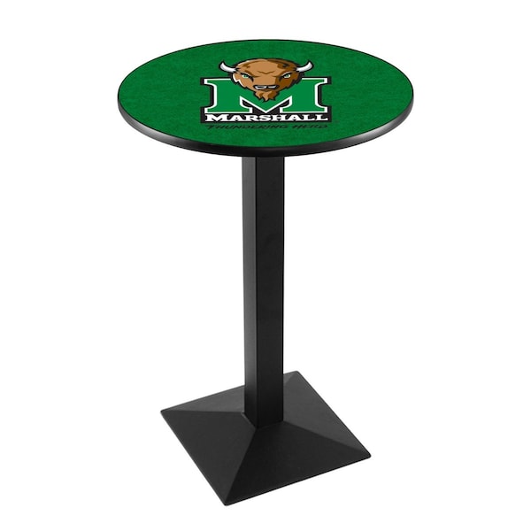 42" Blk Wrinkle Marshall Pub Table